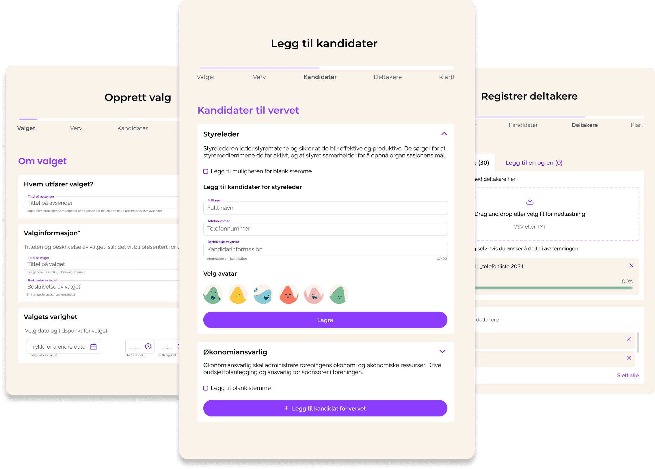 Demo digital stemming bilde